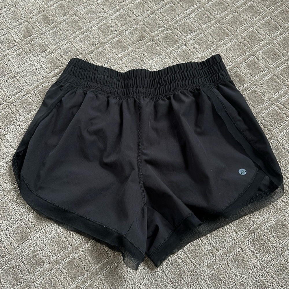 Apana Black 2.5 Inch Running Shorts
